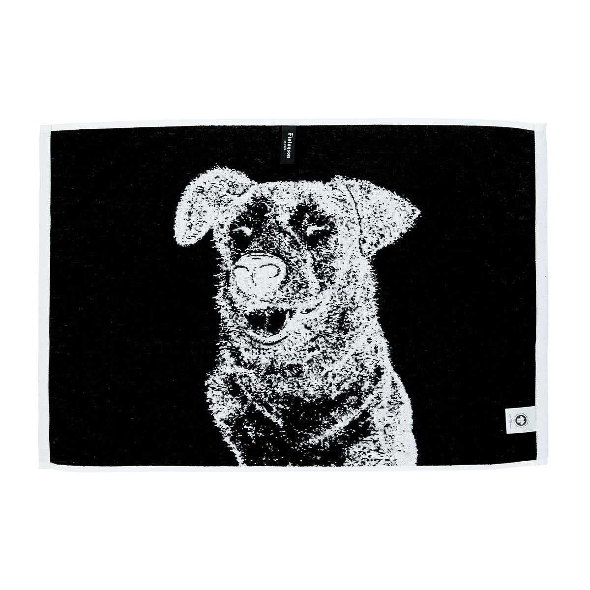 Finlayson Koira Black / White Hand Towel