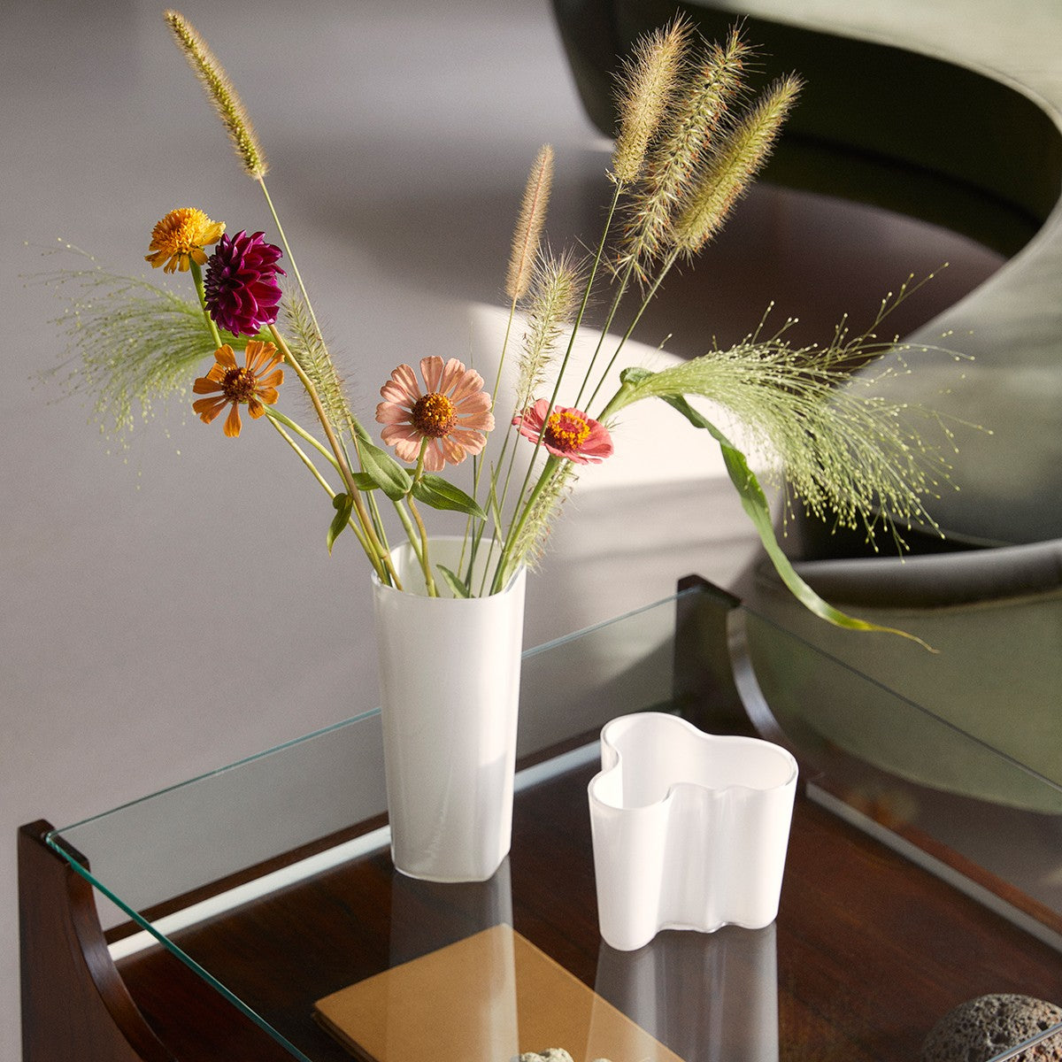 iittala Aalto White Vase - 4-3/4"