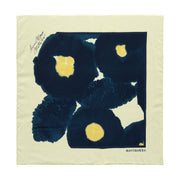 Marimekko Keskio Kehakukka Dark Blue / Pale Yellow Scarf
