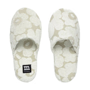 Marimekko Unikko Olive Green / Cream Slippers