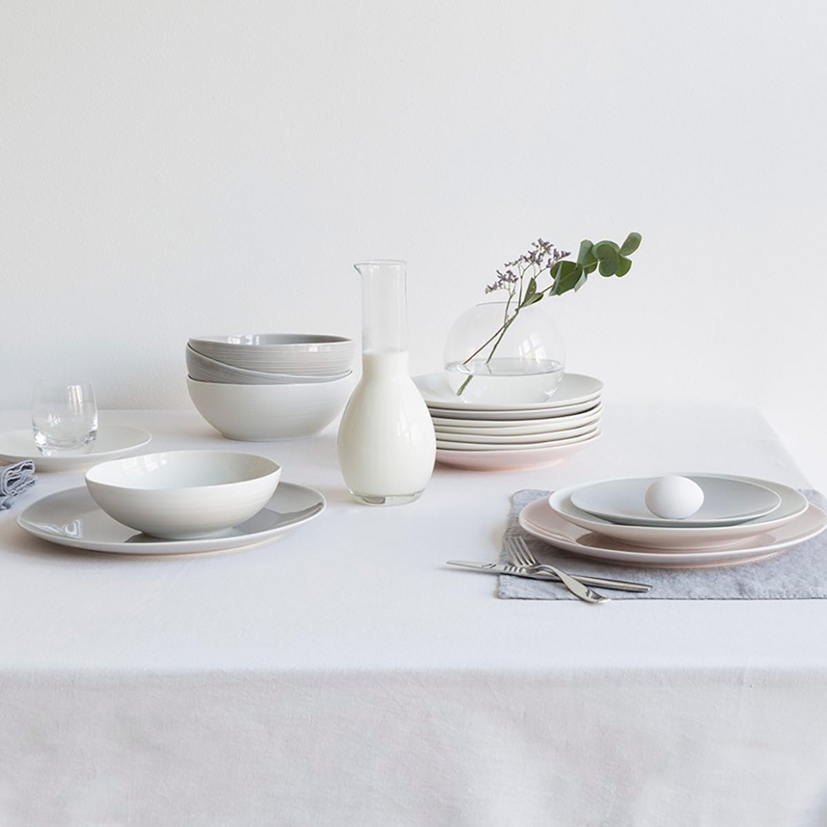 Pentik Kallio White Dinner Plate