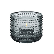 iittala Kastehelmi Grey Candle Holder