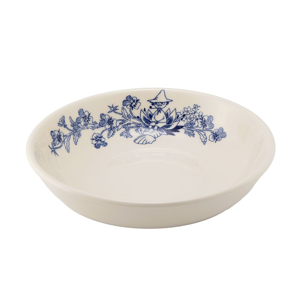 Arabia Moomin Haru White / Blue Pasta Bowl