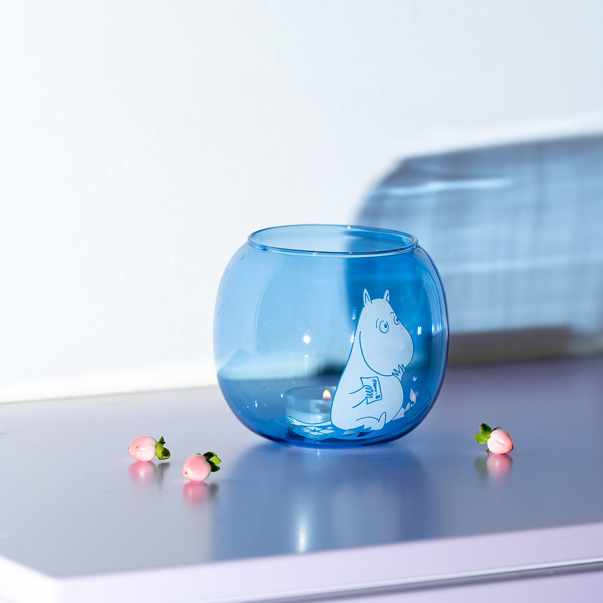Muurla Moomintroll Blue Candle Holder