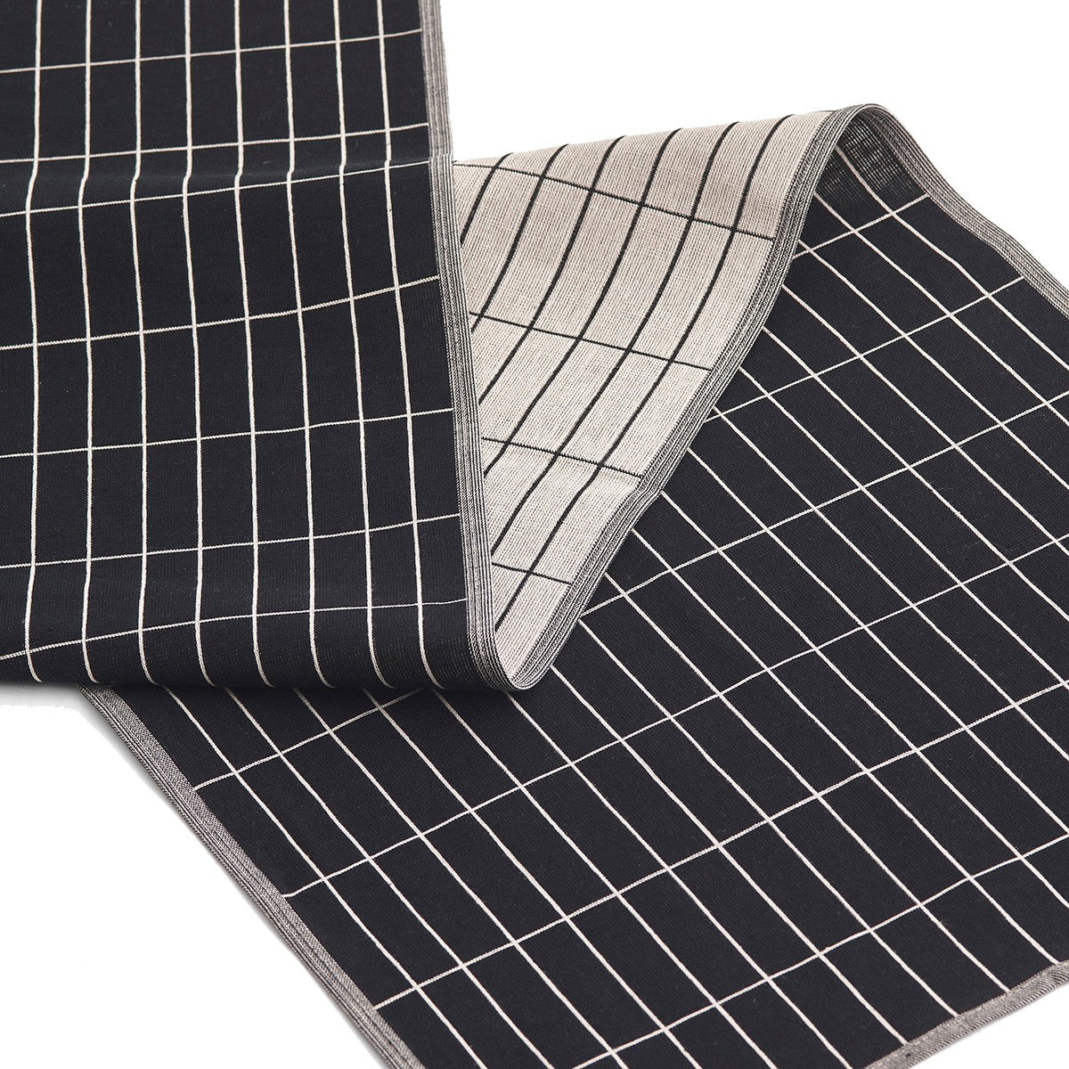 Marimekko Tiiliskivi Charcoal Table Runner
