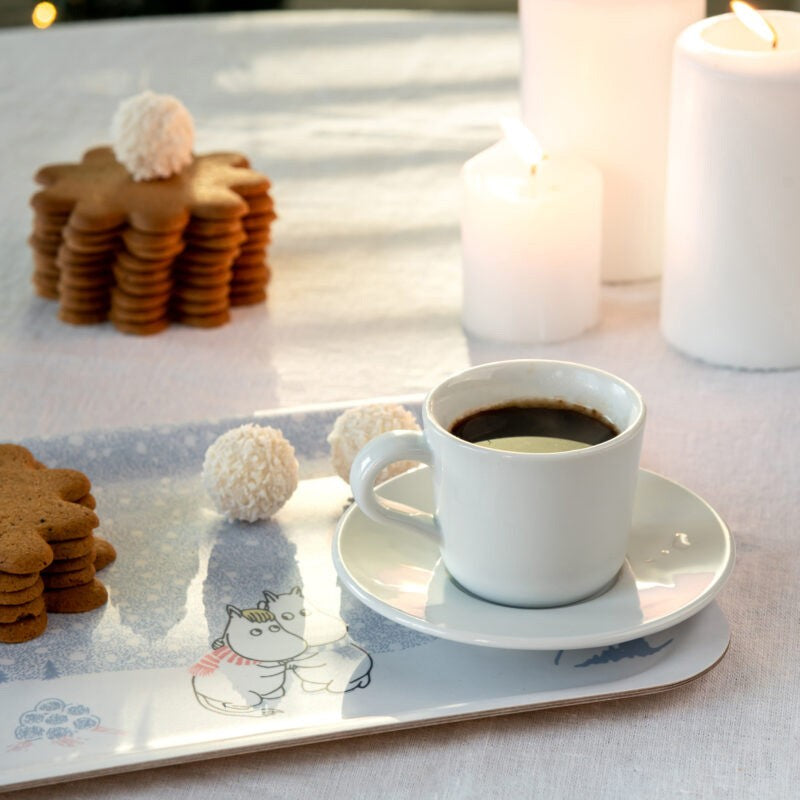 Muurla Moomin Let it Snow Blue Small Tray
