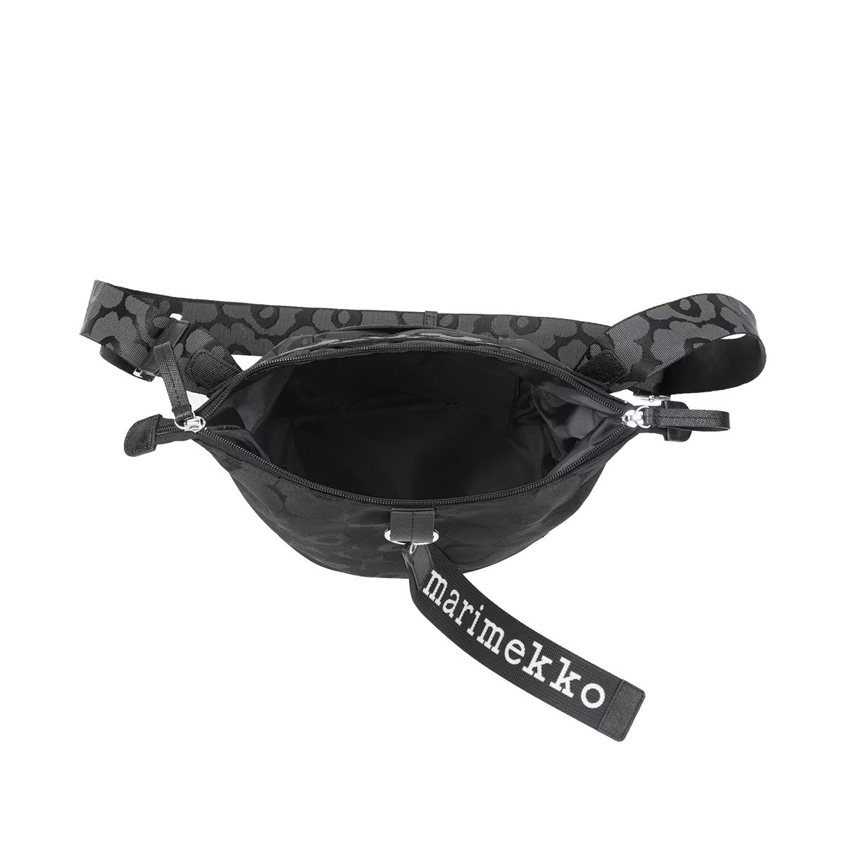 Marimekko Unikko Black Carry All Shoulder Bag