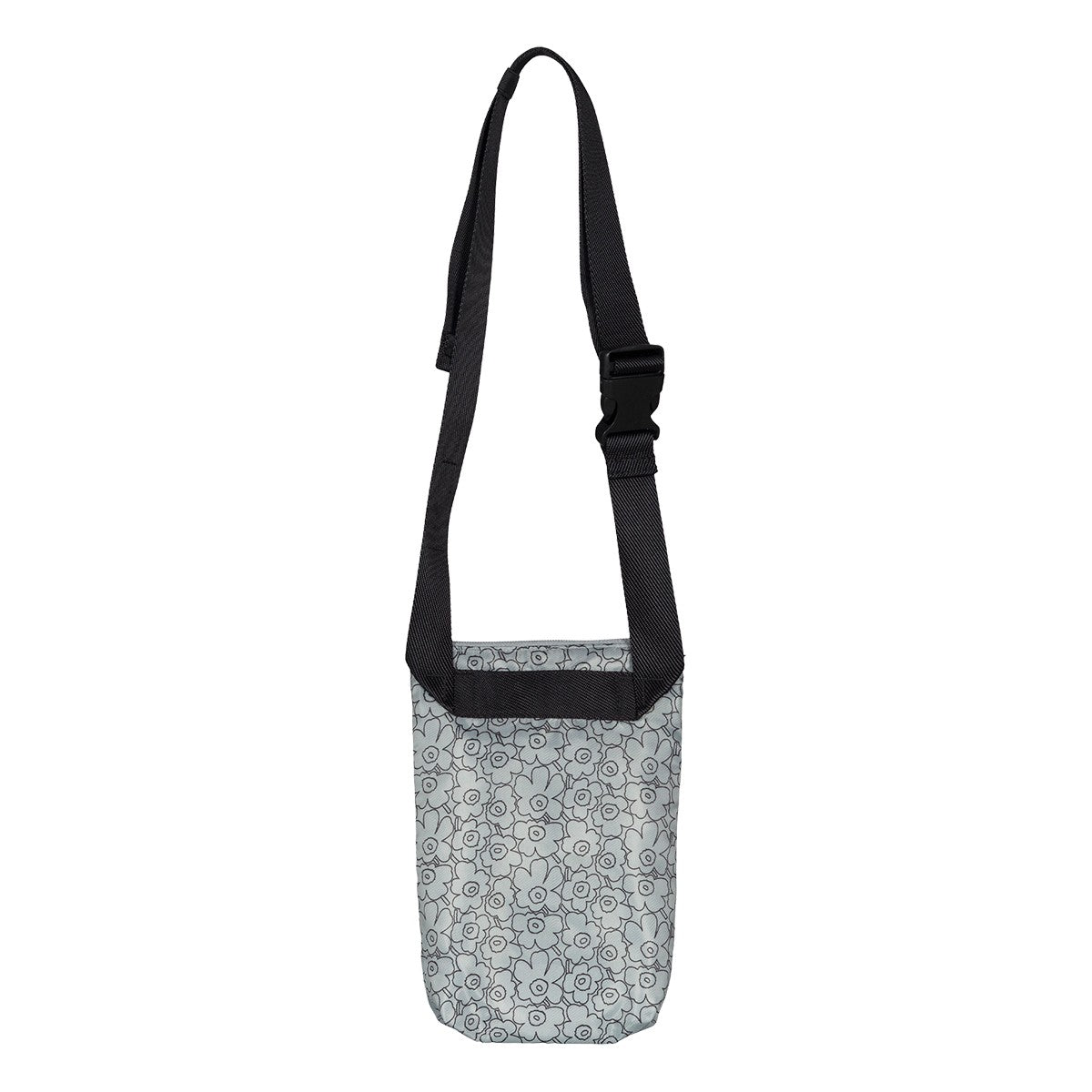 Marimekko Piirto Unikko Grey / Black Neat Phone Pocket Bag