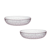 Marimekko Syksy Light Pink Small Glass Bowls - Set of 2