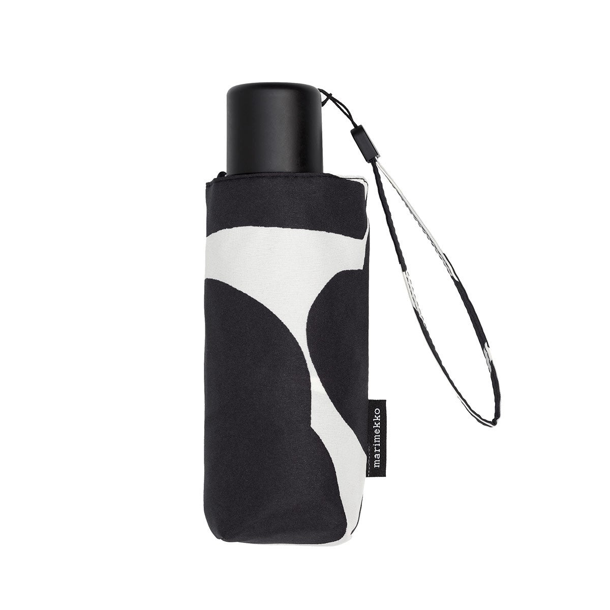 Marimekko Unikko Black / White Mini Manual Umbrella