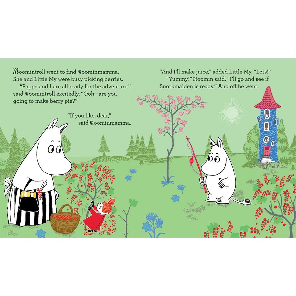 Moomin and the Moonlight Adventure Hardcover Book