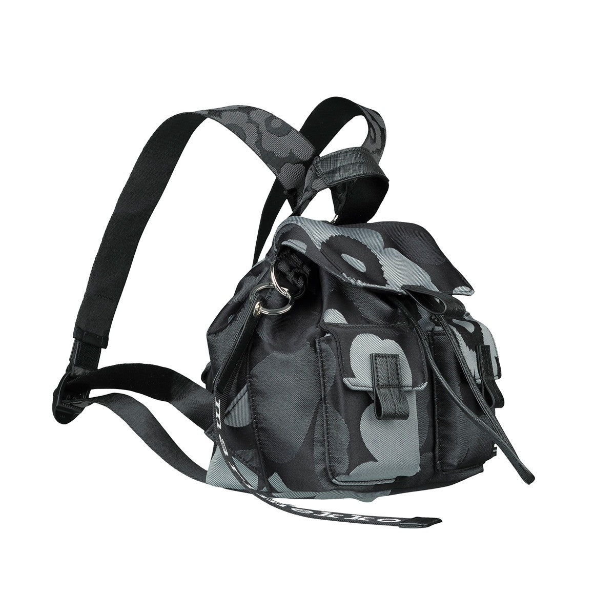 Marimekko Unikko Black / Grey Mini Everyday Backpack