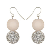 aarikka Heijastus Ivory / Silver Earrings