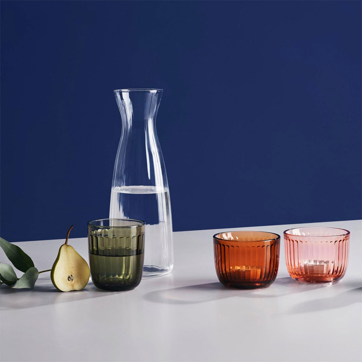 iittala Raami Salmon Pink Candle Holder
