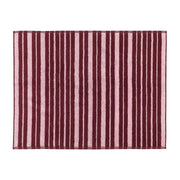 Marimekko Raide Burgundy / Pink Bath Mat