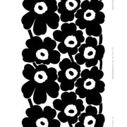 Marimekko Unikko White / Black Medium Weight Cotton Fabric