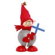 Nikke with Finnish Flag Tonttu