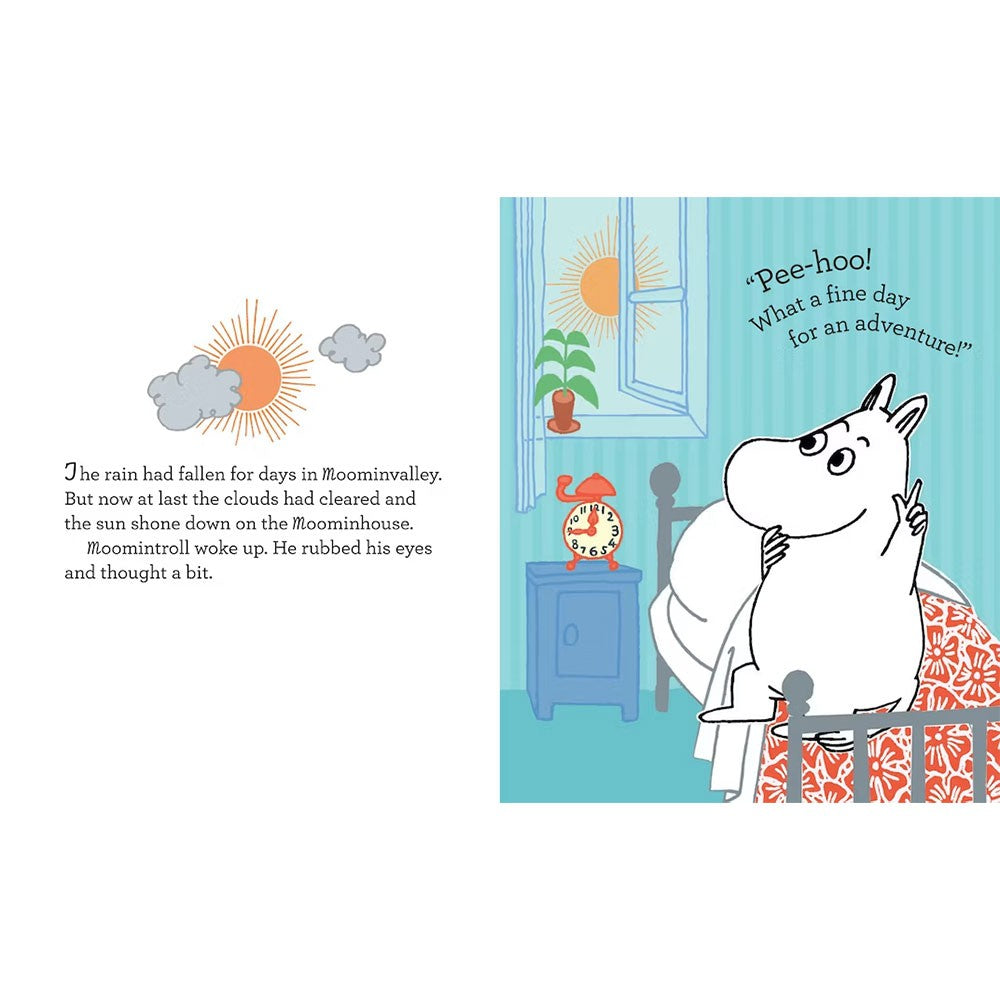 Moomin and the Moonlight Adventure Hardcover Book