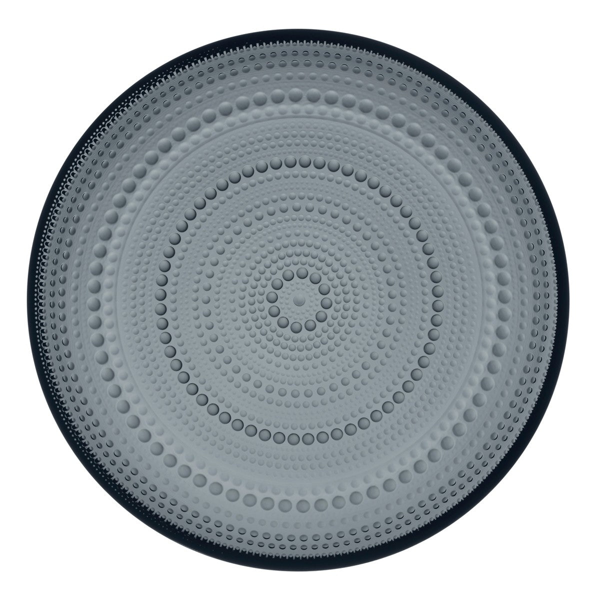 iittala Kastehelmi Dark Grey Dinner Plate