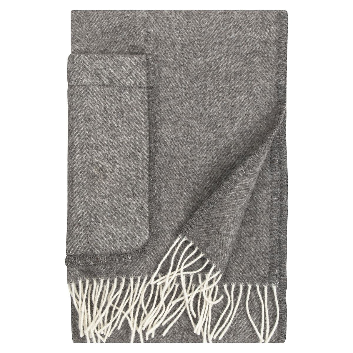 Lapuan Kankurit Arvo Brown / White Wool Pocket Shawl