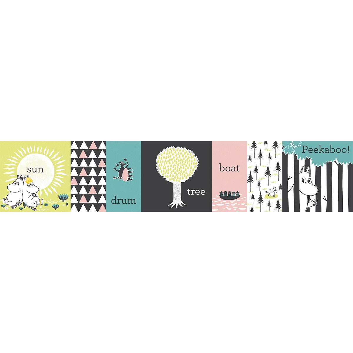 Moomin Words Tummy Time Hardcover Book