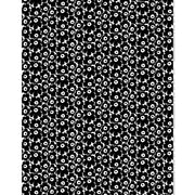 Marimekko Mini Unikko Black / White Cotton Fabric