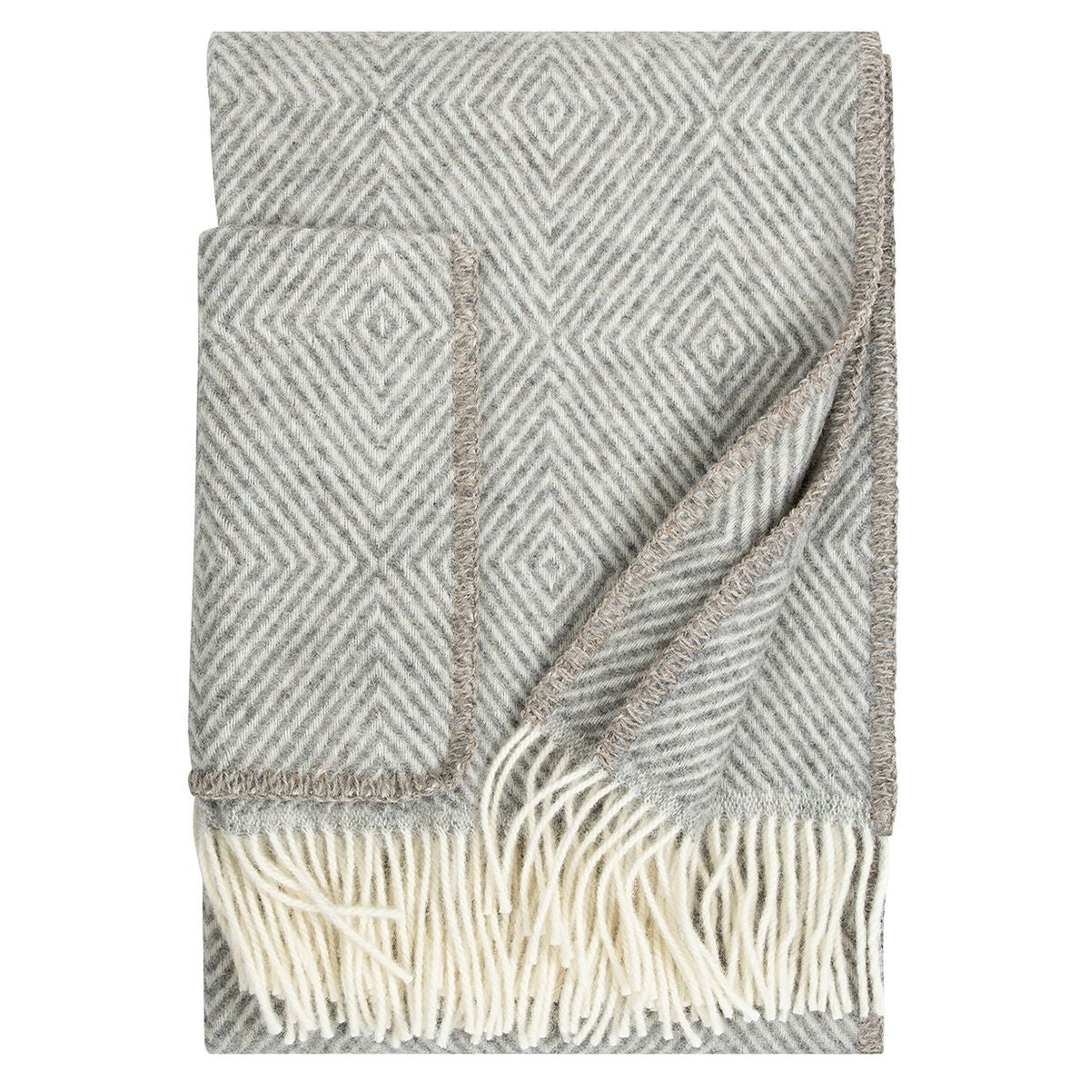 Lapuan Kankurit Maria Grey / Ivory Wool Pocket Shawl
