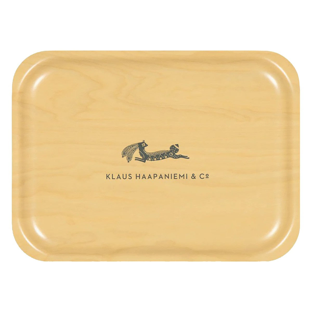 Klaus Haapaniemi Rabbit Green / Brown Small Tray