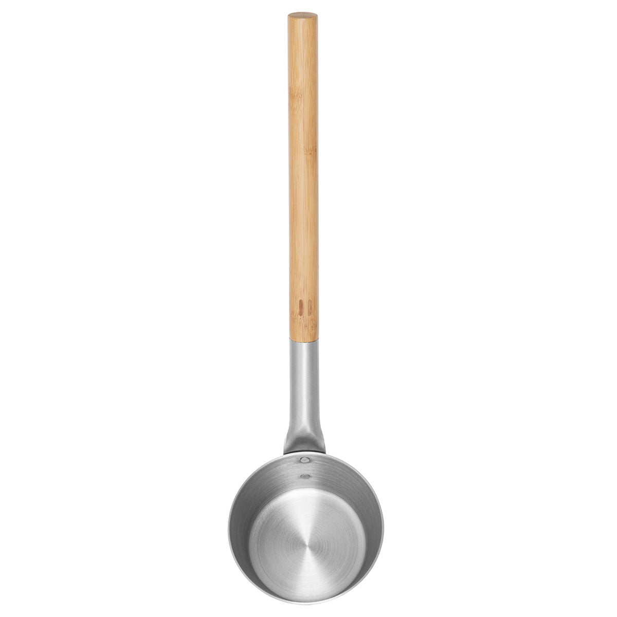 Rento Aluminum / Bamboo Silver Sauna Ladle