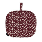 Marimekko Pikkuinen Unikko Burgundy / Cream Pot Holder