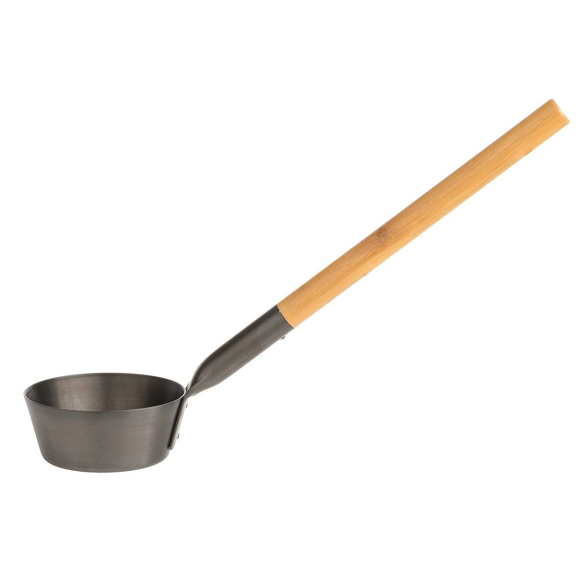 Rento Tar Brown Aluminum & Bamboo Sauna Ladle