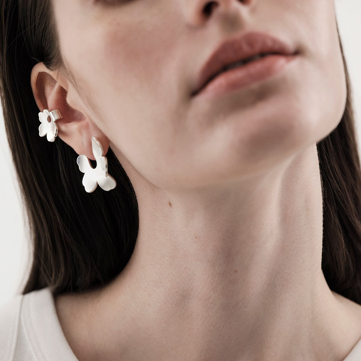Kalevala x Marimekko Unikko Silver Earrings - Anniversary Edition