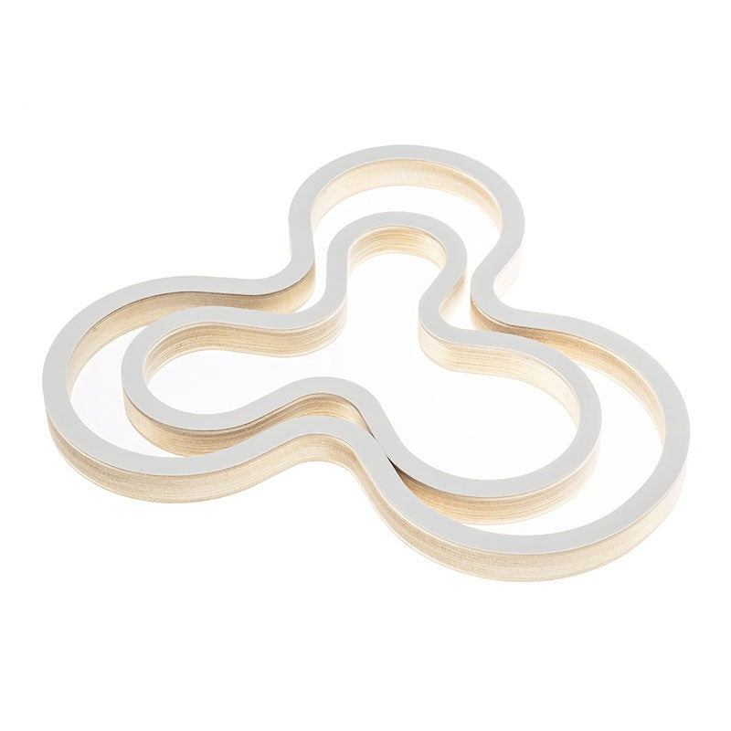 Majamoo White Trivet Set