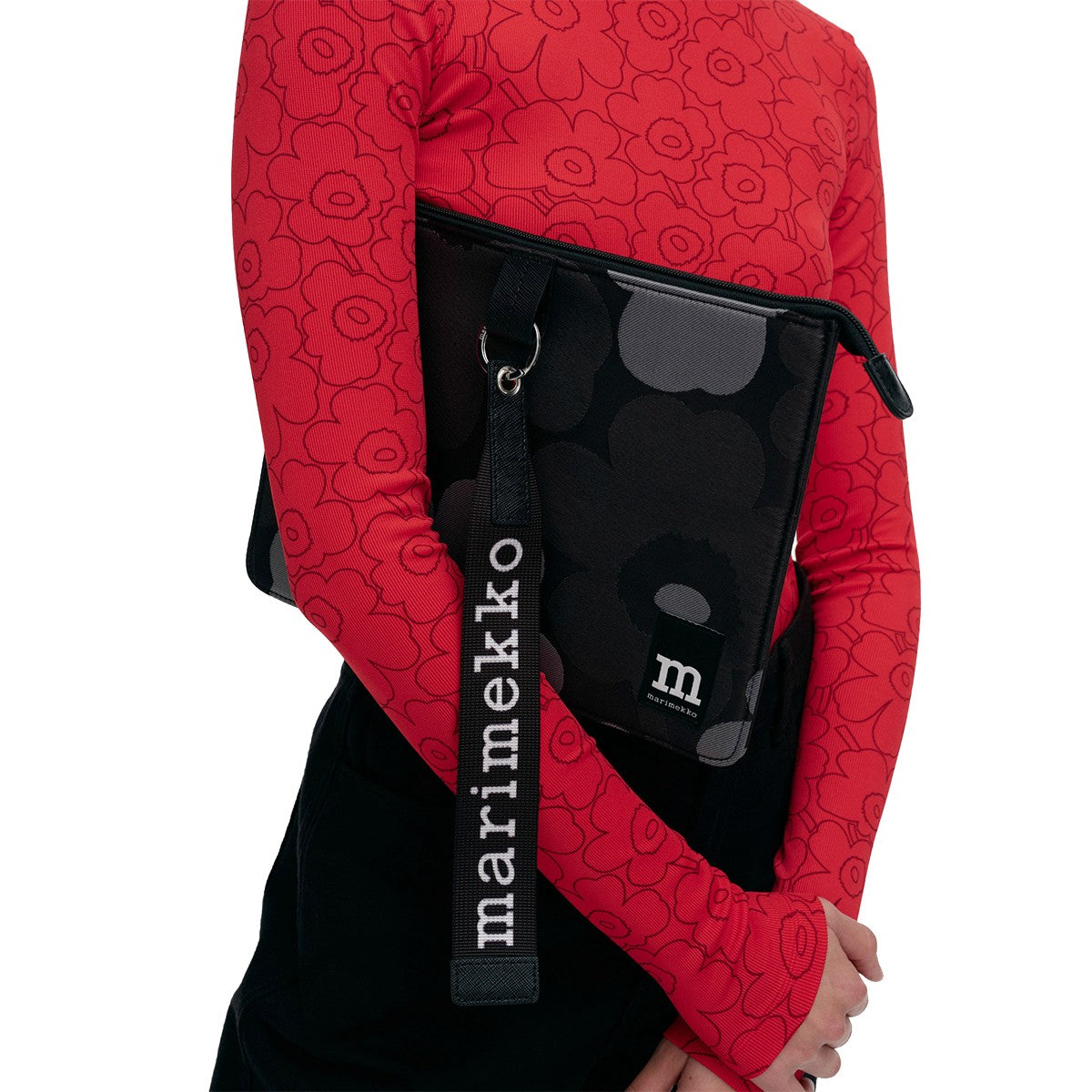 Marimekko Unikko Black / Grey 11" Tablet Sleeve