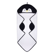 Pentik Pingviini Black / White Hooded Children's Towel