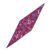 Marimekko Aiempi Akvarelli Unikko Red / Purple Kioski Bandana Scarf