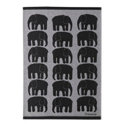 Finlayson Elefantti Black / Grey Tea Towels - Set of 2