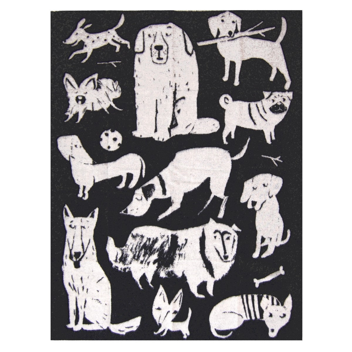 Lapuan Kankurit Koirapuisto Black Wool Blanket