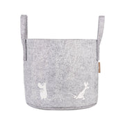 Muurla Moomin in the Woods Grey / White Storage Basket