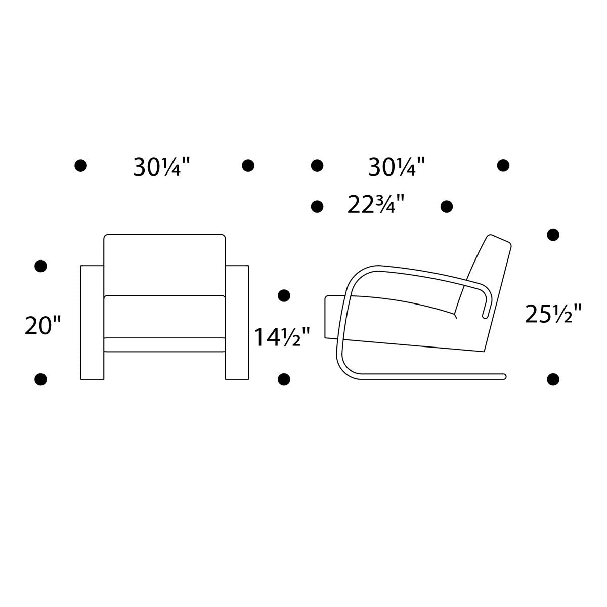 Artek Alvar Aalto 400 Lounge Chair - Fabric Upholstery