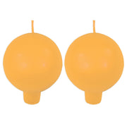 Festivo Yellow Ball Candles - Set of 2