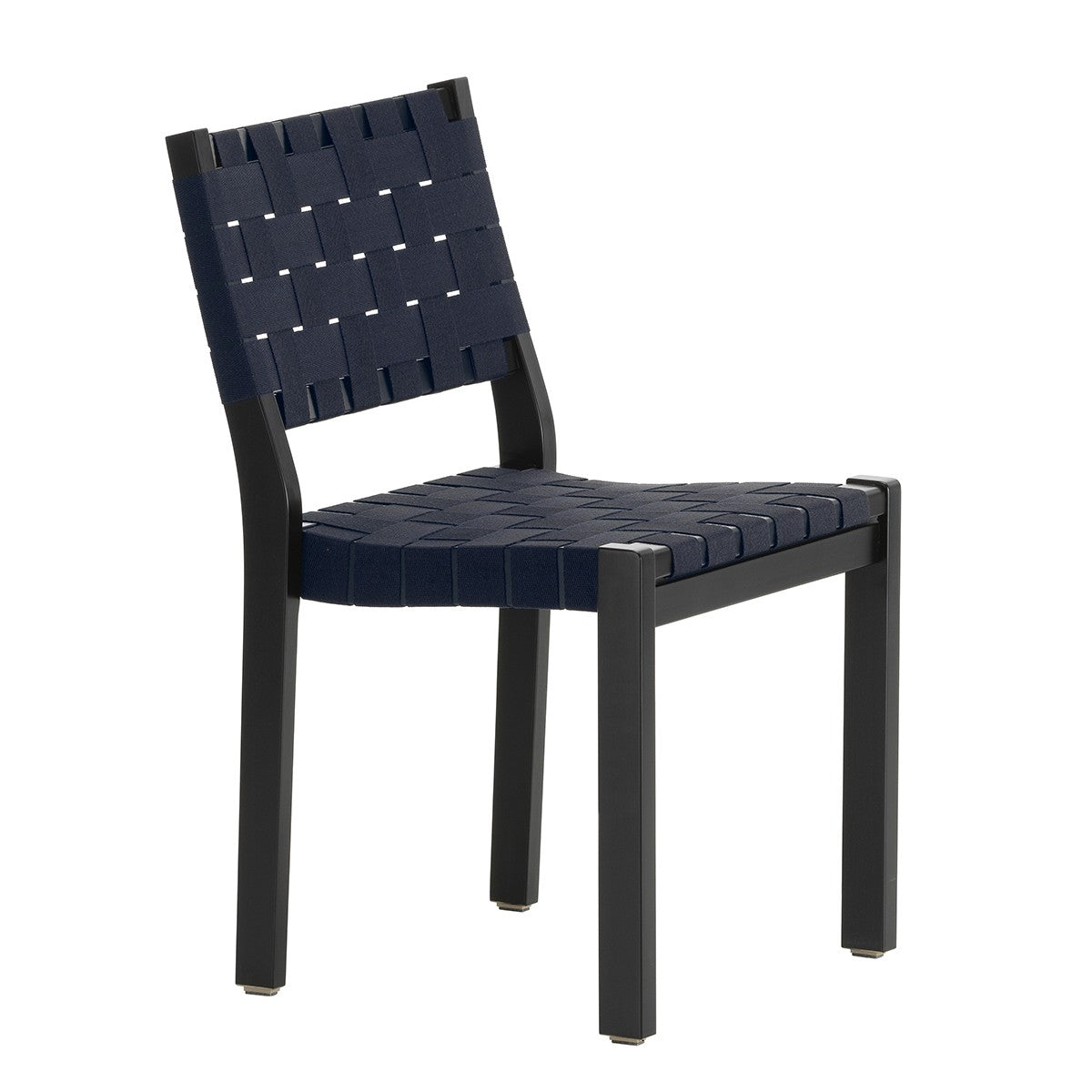 Artek Alvar Aalto 611 Chair - Black Lacquered
