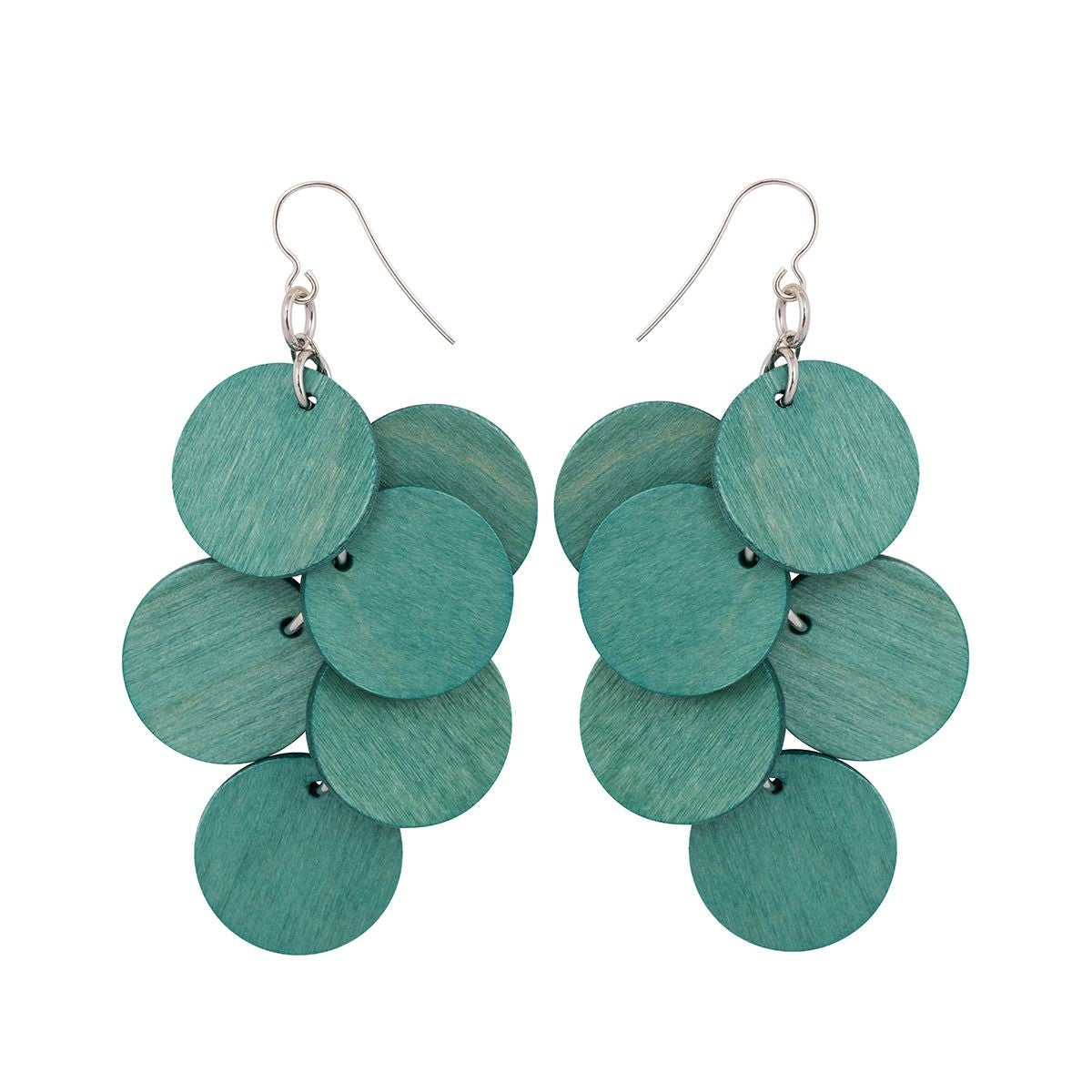 aarikka Juolukka Aqua Green Earrings