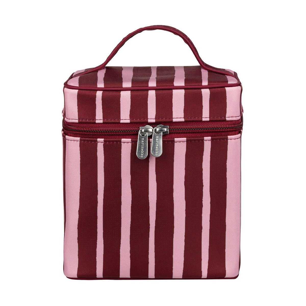 Marimekko Raide Burgundy / Pink Otso Cosmetic Bag