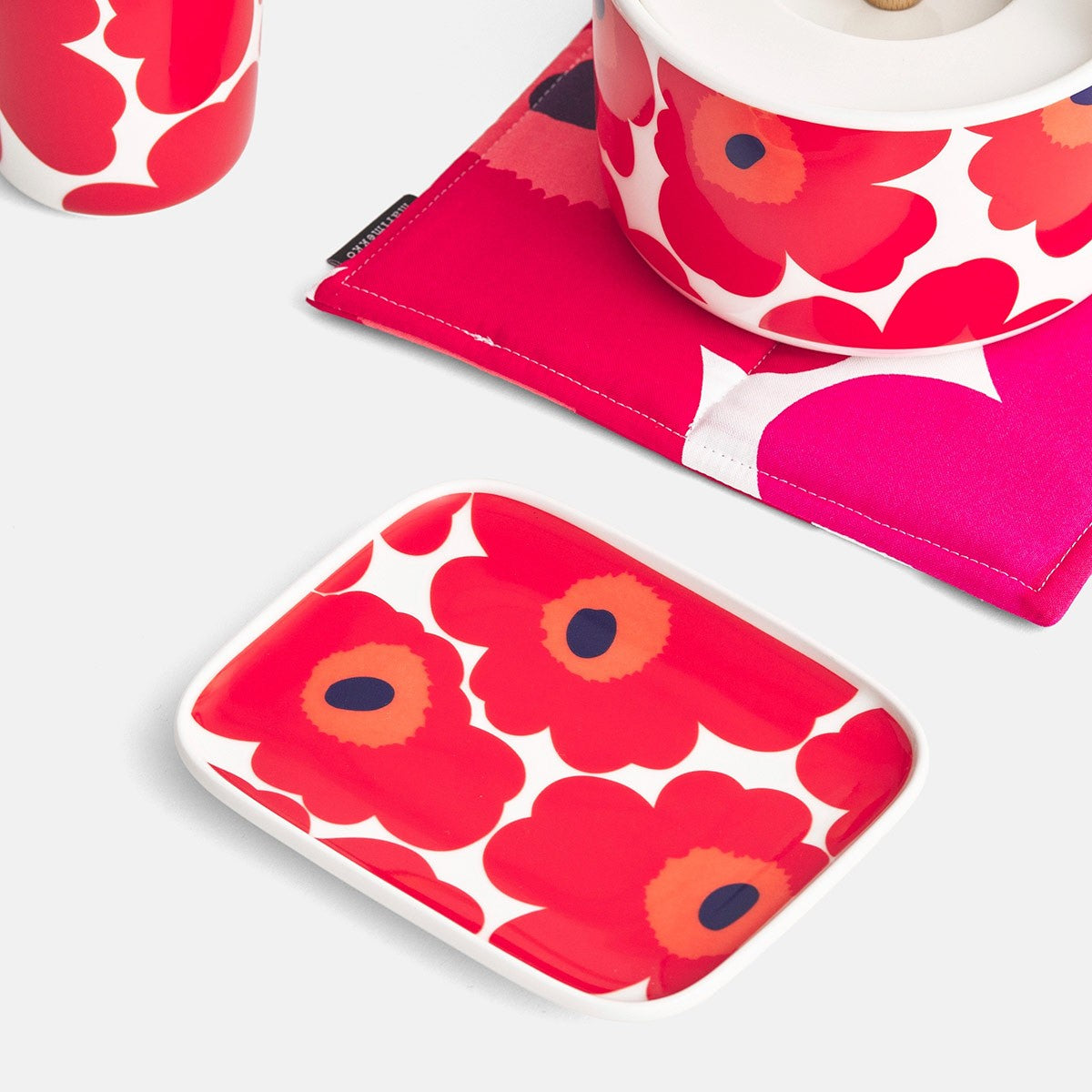 Marimekko Unikko Red Small Plate