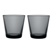 iittala Kartio Dark Grey Medium Tumblers - Set of 2