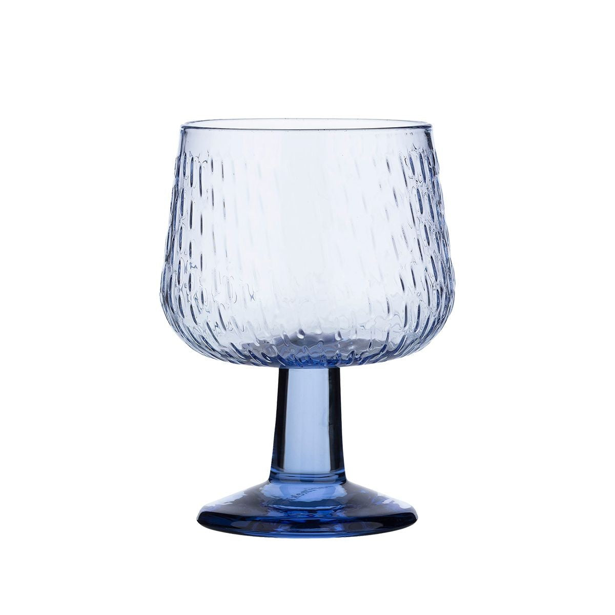 Marimekko Syksy Light Blue Glass Goblet