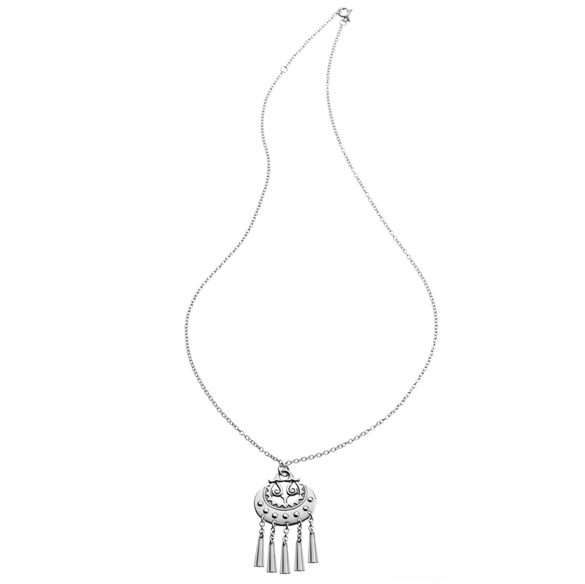 Kalevala Moon Goddess Silver Pendant Necklace