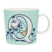 Arabia Moomin ABC Turquoise Mug - Q