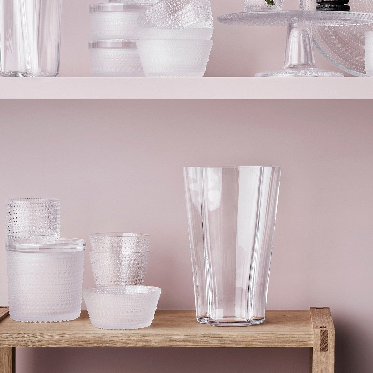 iittala Aalto Clear Vase - 8-3/4"
